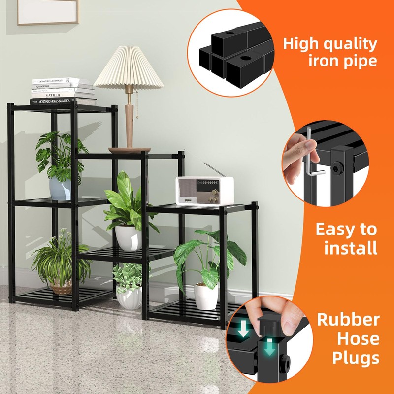 Simple Trending Plant Stand Indoor Outdoor, Heavy Duty Metal Waterproof