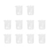 Pack of 10 Laboratory Glass Beakers 50 ml Beakers Experimental