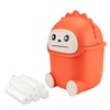UOIXPUHUO Mini Trash Can with Flip Lid, Cute Monster Desk
