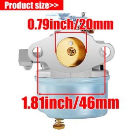 YOFMOO 640298 OH195SA OHSK70 Carburetor Compatible with Tecumseh 5.5HP 7HP 4-Cycle 2-Stage Snowblower Craftsman Toro 38571 38575 38576 38577 CCR 6053 Snowthrower Ariens 932036 932504 ST524 50666