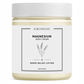 ipxkwll Neuropathy Cream – Nighttime Magnesium Cream for Feet & Hands, Nerve Relief Body Lotion with Natural Soothing Ingredients, Non-Greasy Formula, Relaxing Lavender Scent (1)