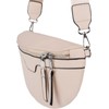 styleBREAKER 02012380 Women's Shoulder Bag in Half Moon Shape, Removable