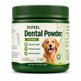 Dental Powder for Dogs, Dog Breath Freshener & Teeth Cleaning Powder