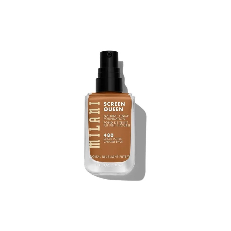 Maquillaje Milani Screen Queen Foundation 480 Spiced Toffee