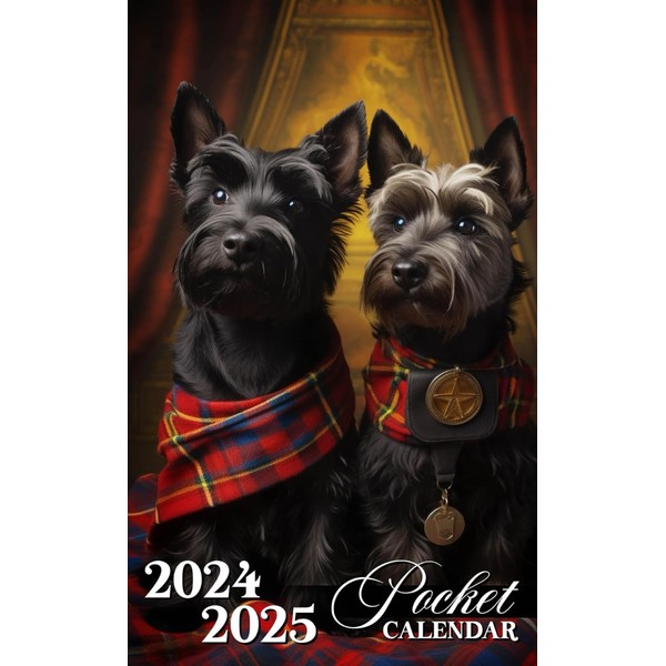 Pocket Calendar 2024-2025: 2 Years Planner for Purse Small Size