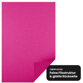 Netuno 10 x Coloured Cardboard, Pink, Textured on One Side, DIN A4, 21 x 29.7 cm, 220 g, Prism Ciclamino Textured Cardboard, Craft Card with Structure for Invitation Cards, Business Cards, Diplomas, Certificates