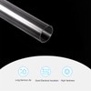 MECCANIXITY Plastic Pipe Rigid Polycarbonate Round Tube Clear 0.7"(18mm) ID