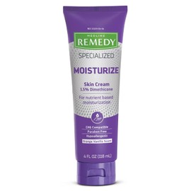 Medline Remedy Crema para la piel especializada, 4 onzas, frmula hidratante y nutritiva para piel seca                                                
