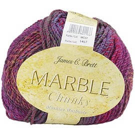 Marble Chunky Yarn by James C. Brett (MC15 Majesty)
