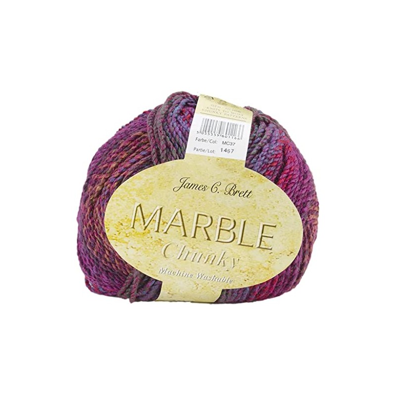 Marble Chunky Yarn by James C. Brett (MC15 Majesty)