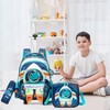 Inprof Kids Rolling Backpack with Wheels for Boys Elementary Students