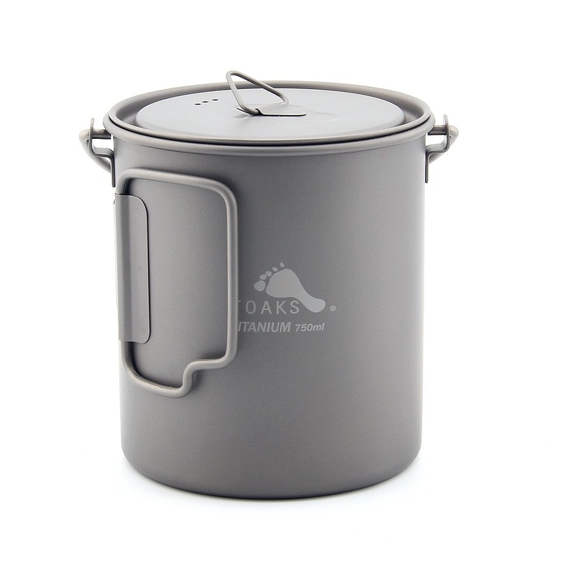TOAKS Outdoor Titanium Cup 750 ml Titanium Pot