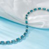 December Birthstone Bracelets for Women Sterling Silver Tennis Bracelets with