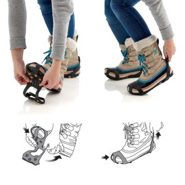 Sidas Walk Snow Traction Crampon/Ice Mixed, unisex, Walk Traction, black