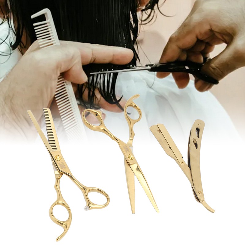 Hair Cutting Thinning Scissors Set Stainless Steel Hairdressing Haircut Stylish