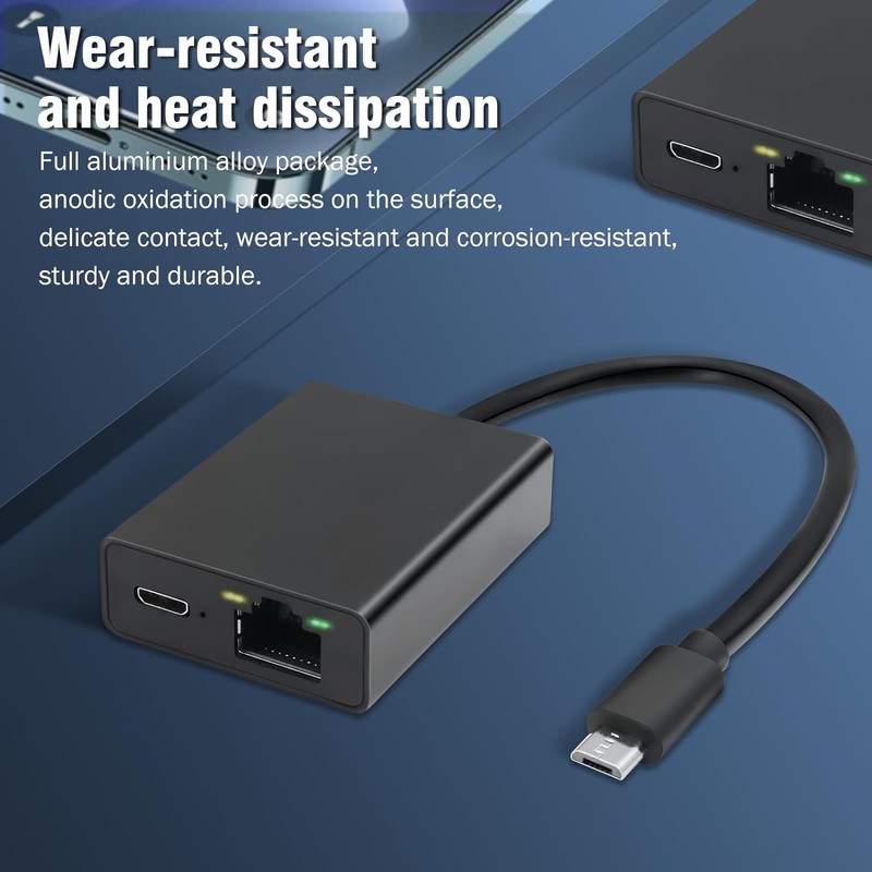 RUIZHI Ethernet Adapter for Fire TV Stick