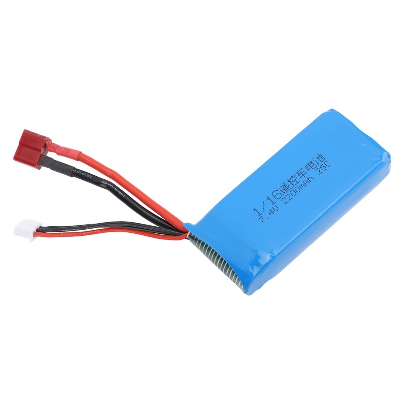 RC Car Battery 2S 7.4V 2200mAh Li Po Circuit Protection