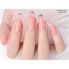 100 Pcs Nail Form Guide Sticker, Gold Horseshoe Nail Extension