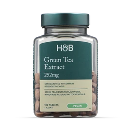 Holland & Barrett Green Tea Extract 90 Tablets 252mg