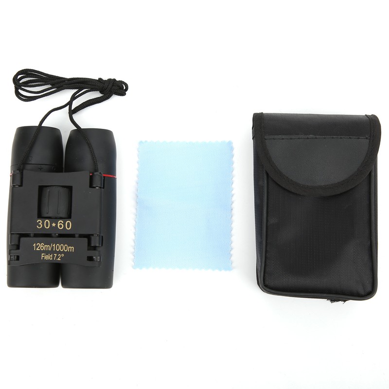 Portable Mini 30x60 Zoom Folding Binoculars Telescope 126m/1000m Binocular for
