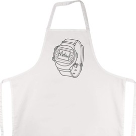 Azeeda 'Smart Watch Monitor' Unisex Cooking Apron (AP00064395)