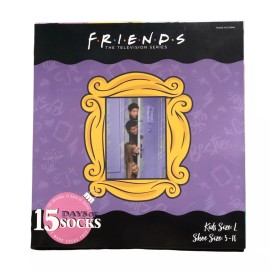 Centric Brands FRIENDS 15 Days of Socks Advent Socks Shoe Size 3-10