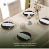 HEIRLOOM COMFORT White Cloth Dinner Napkins 17x17 Inch - 100%