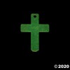 Glow-in-the-Dark Jesus Has Risen Tomb Plastic Easter Eggs with Cross,