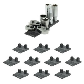 StealthMounts Drawer Hive 3/8" Socket Holder – 10 Pack | Modular Toolbox Organisers for Professional and DIY Mechanics | Injection-Moulded TPE | Made in the UK