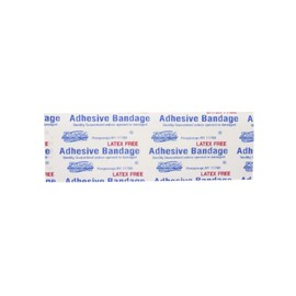Dukal 1602033 American White Cross Fabric Adhesive Strip, Shape, (Pack of 1200)