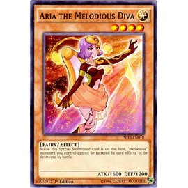 YU-GI-OH! - Aria The Melodious Diva (SP15-EN018) - Star Pack ARC-V - 1st Edition - Common