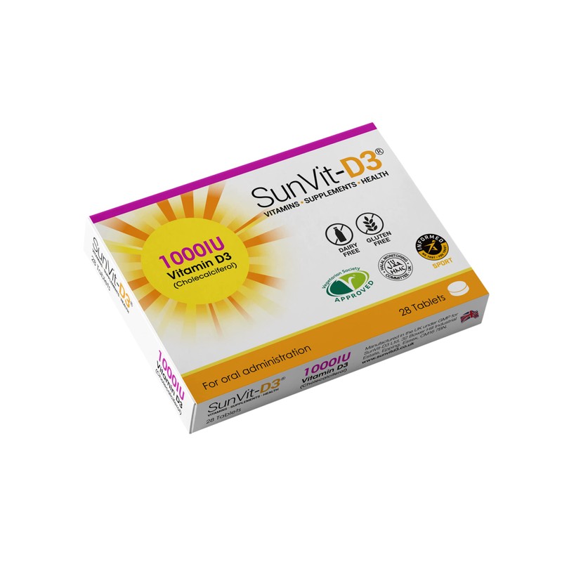 SunVit-D3 Vitamin D3 1000 iu - High Strength Vitamin D