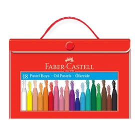 Faber-Castell Crayons with Plastic Case Holder 18 Colours (125119)