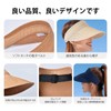 [ZVCXOE] サンバイザー レディース 春夏 サンハット 麦わら UVカットUPF+50 日除け帽子 つば広 小顔効果