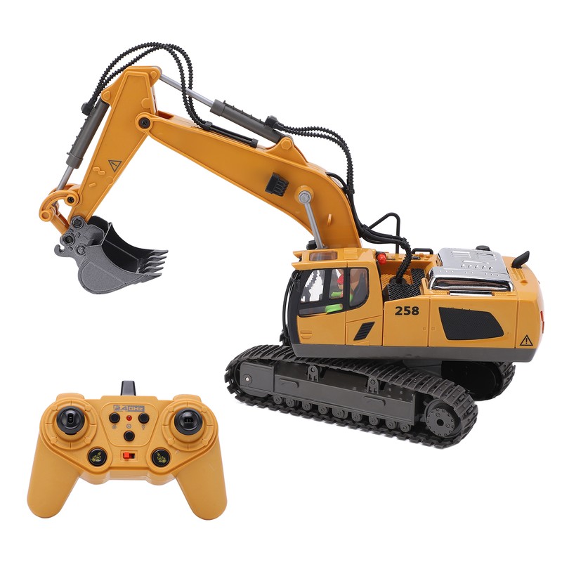 1/20 Excavator Rotate 680 Degrees 11 Channel Crawler Excavator Competition