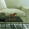 Comfy Hour Farmhouse Collection Resin 8" Brown Copper Horse Desktop