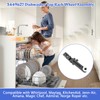 W10571738 Dishwasher Upper Dishrack Adjuster And Wheel Assembly Compatible with