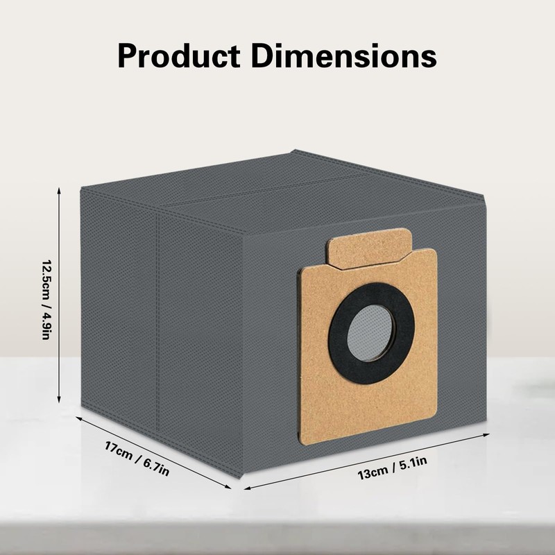 12 Pack Dust Bags Compatible with Eufy Clean X8 Pro