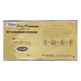 Nippon Keiki Kogyo 9900-54 /1-5065-14 Recording Paper for Temperature and Humidity Recording Meter