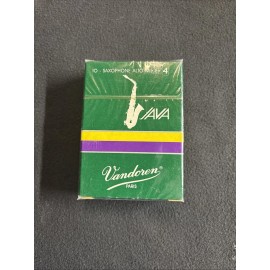 Vandoren Java Alto Saxophone Reeds, 10-pack, Strength 4, New Reeds Old Stock