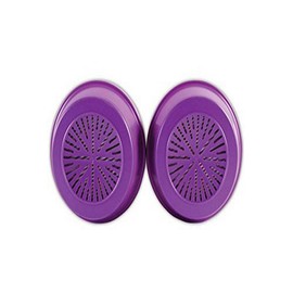 Honeywell 7581P100L North 7581P100 Organic Vapor & P100 Filter Cartridge, Purple (Pack of 2)
