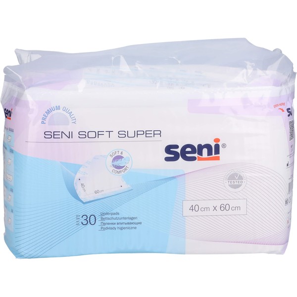 Nicht vorhanden Seni Soft Super Bettschutzunterlagen 40x60, 30 St