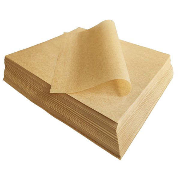 500 PCS 8x8 Inch Precut Parchment Paper Squares for Baking