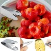 Stainless Steel Strawberry Huller & Stem Remover – Fruit Corer