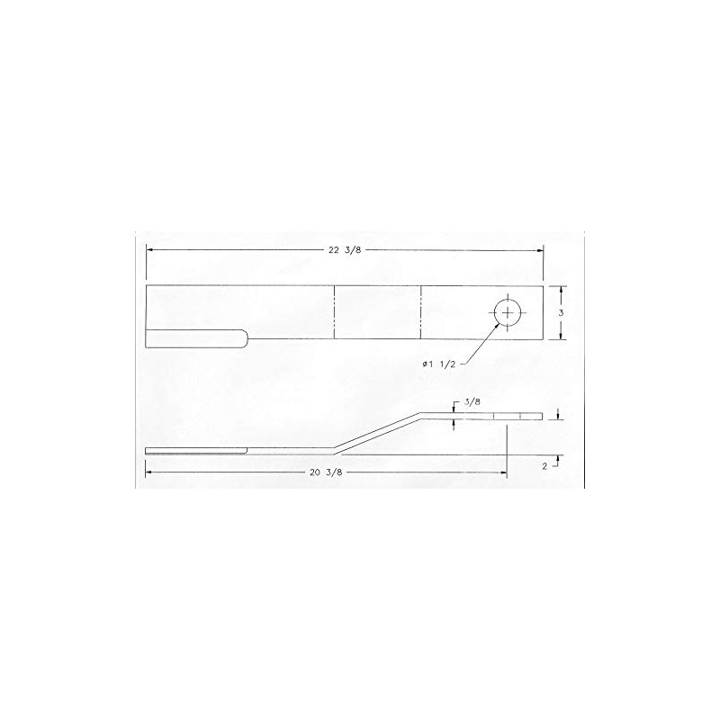Rancher Supply 17065 Sidewinder Blade Pair