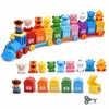 Montessori-Inspired Farm Train Toy for Toddlers – Counting, Matching &