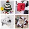 mzoLife 5 Pieces 2M Christmas Tree White Feather Ribbon 2M
