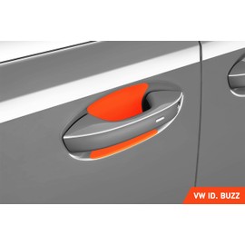 Luxshield Car Door Handle Protection Film for recessed grips for VW ID.Buzz LWB I 2023-2025 - Anti-Scratch Foil - Clear Paint Protection Film