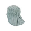 Sterntaler Baby Boys' Peaked Cap with Neck Protection, light green