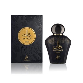 Khadlaj Zayaan Gold – Spicy, Fruity, Aromatic, Amber – Eau de Parfum Spray Long-Lasting Fragrance for Men, 3.4 Ounce / 100ml